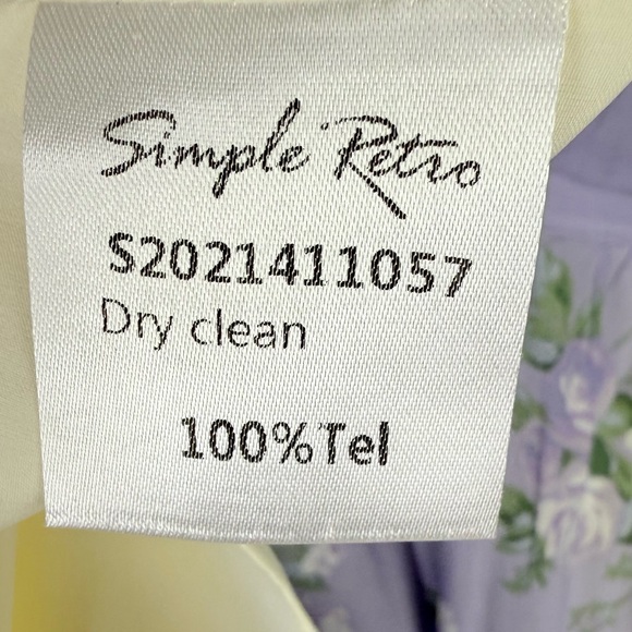 Simple Retro Pastel Purple Floral Midi Wrap Dress Cottagecore Easter Wedding
NWT - Picture 6 of 8